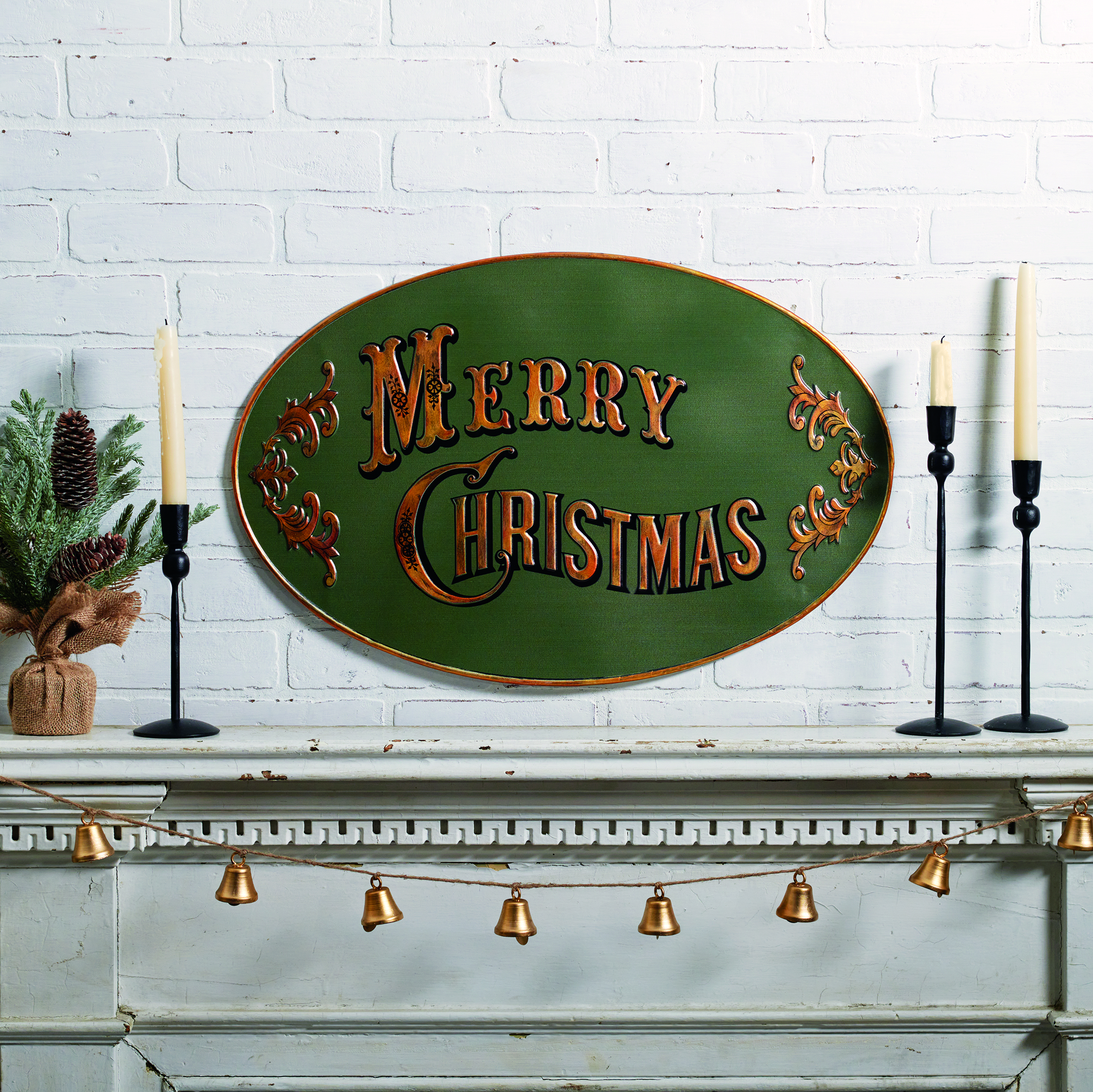 Vintage Merry Christmas Wall Decor | Primitives By Kathy