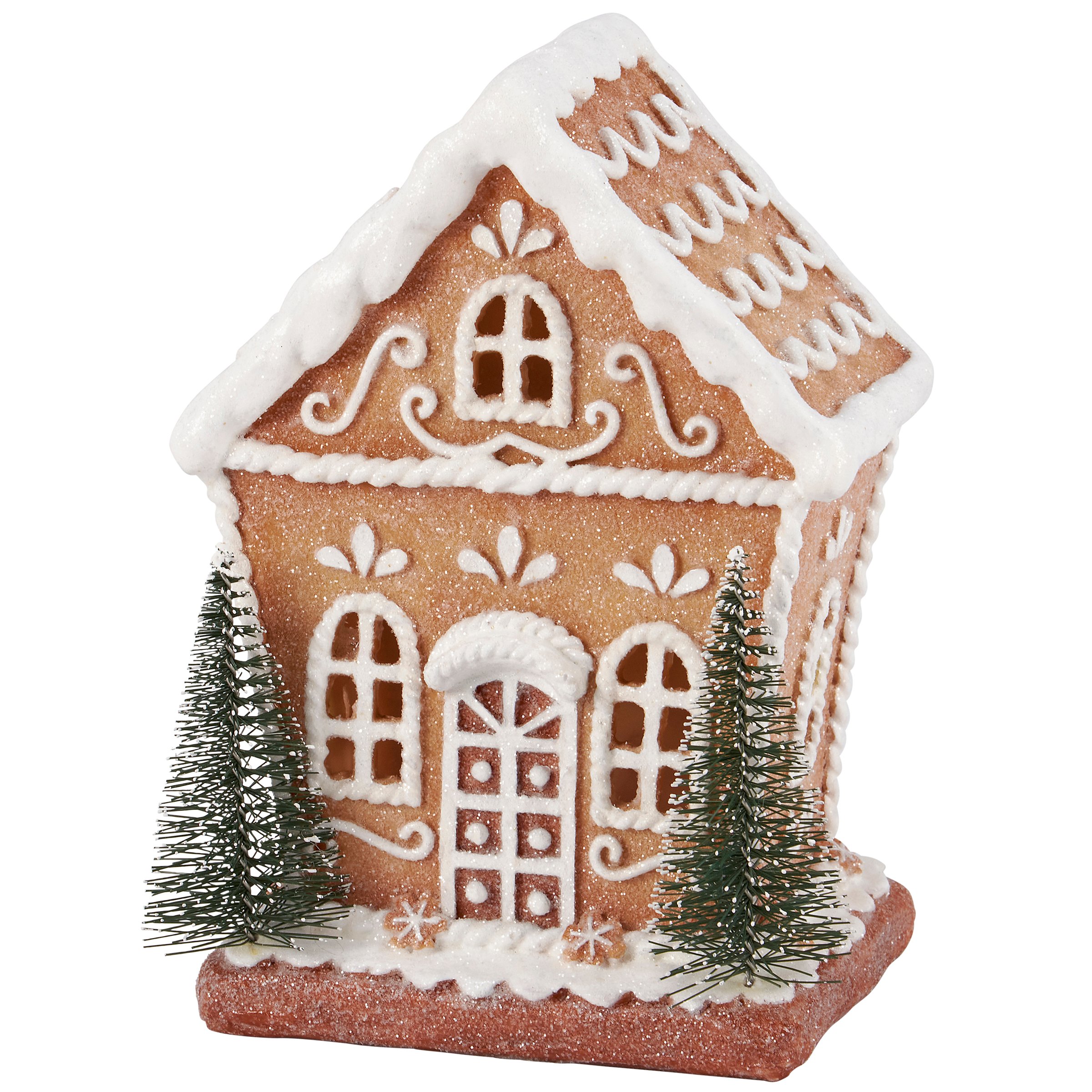Lighted Gingerbread House Figurine Primitives By Kathy