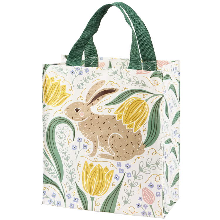 Rabbit Folk Art Daily Tote | Primitives By Kathy