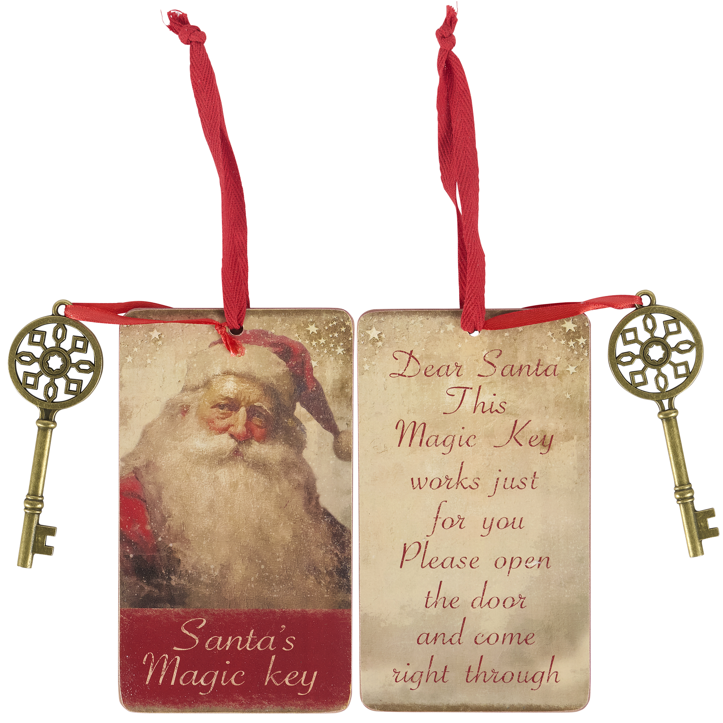 Dear Santa Key Ornament | Primitives By Kathy