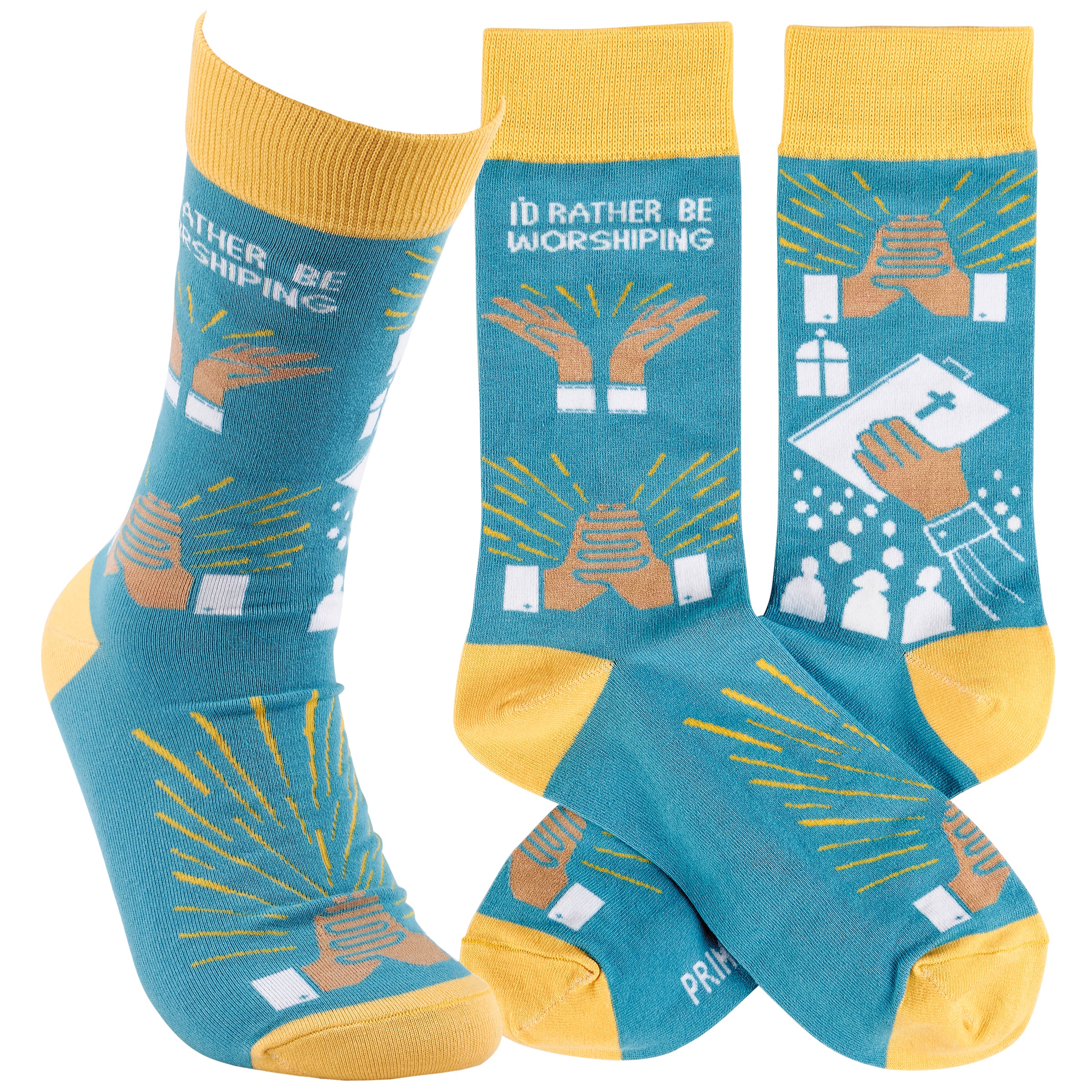 Rather Be Worshiping Socks | Primitives By Kathy