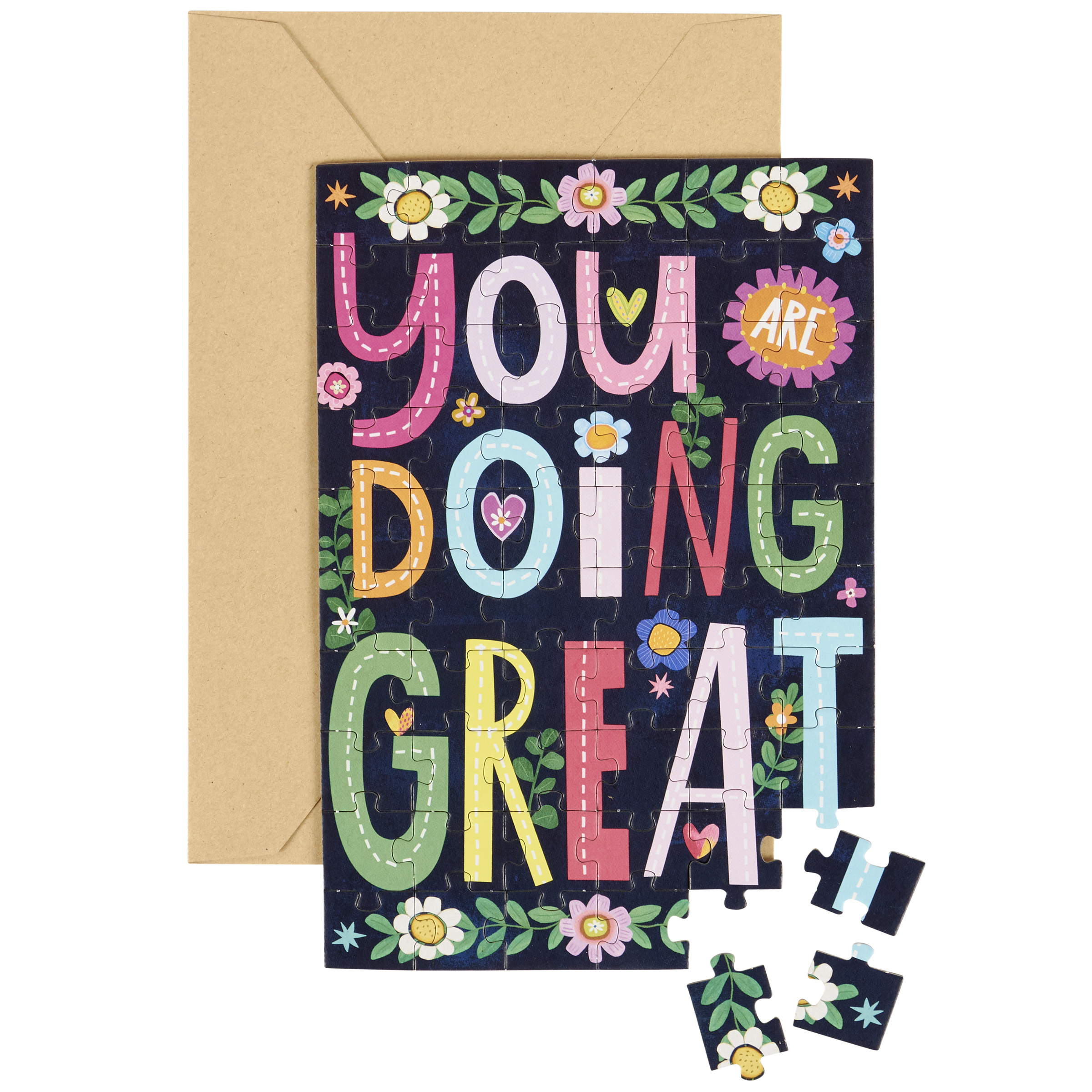 You Are Doing Great Puzzle Card | Primitives By Kathy