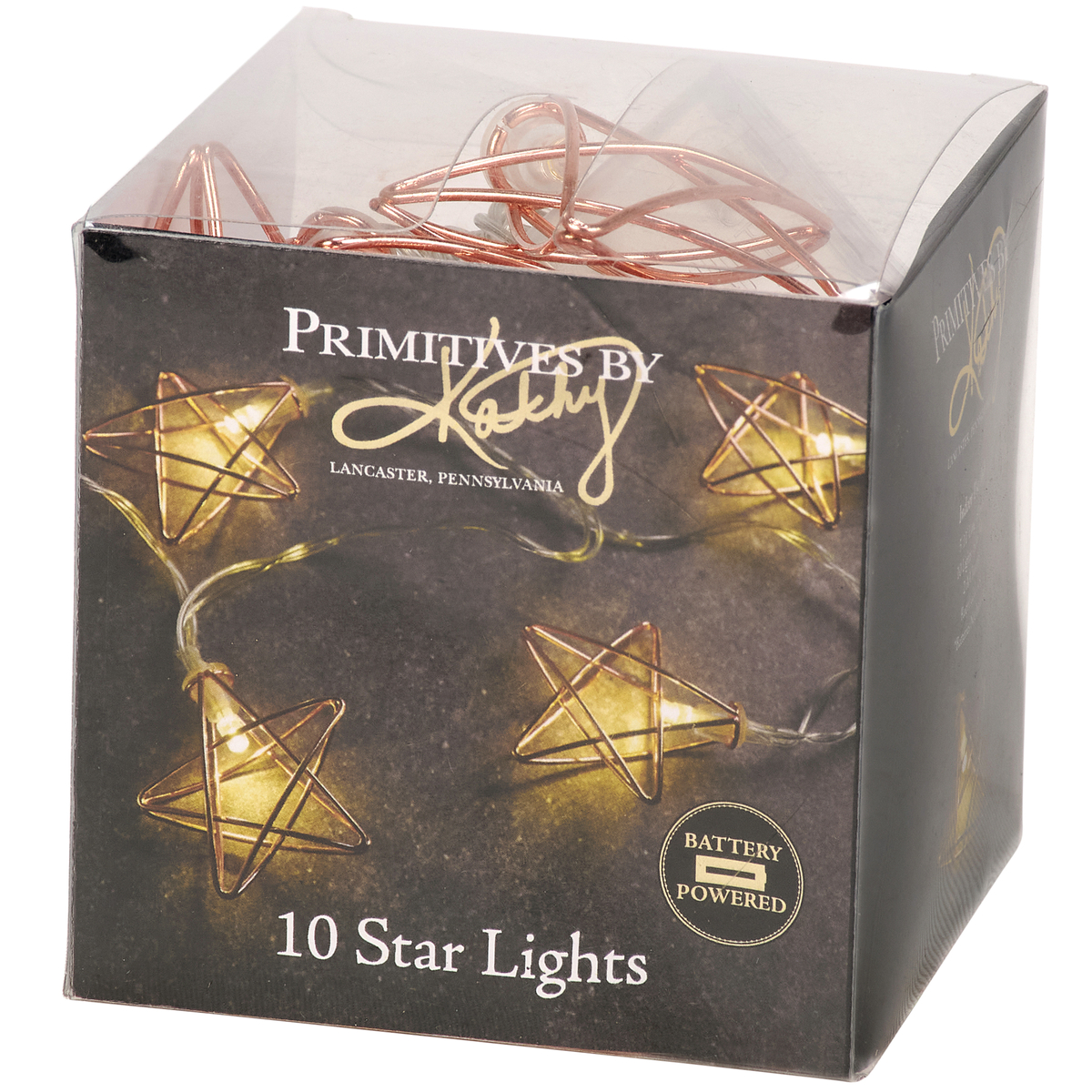 Metal Stars String Lights | Primitives By Kathy