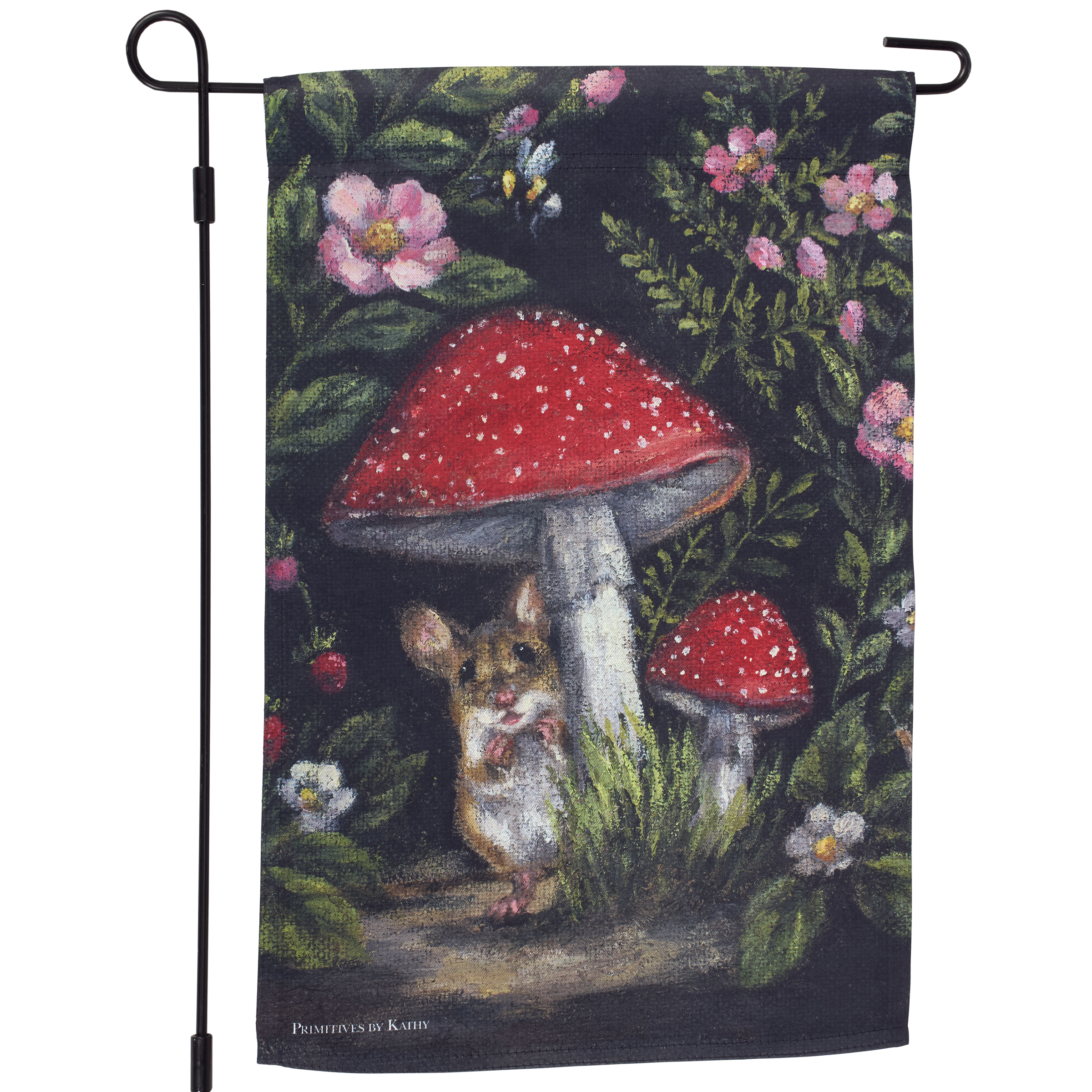 Woodland Mouse Garden Flag | Primitives By Kathy