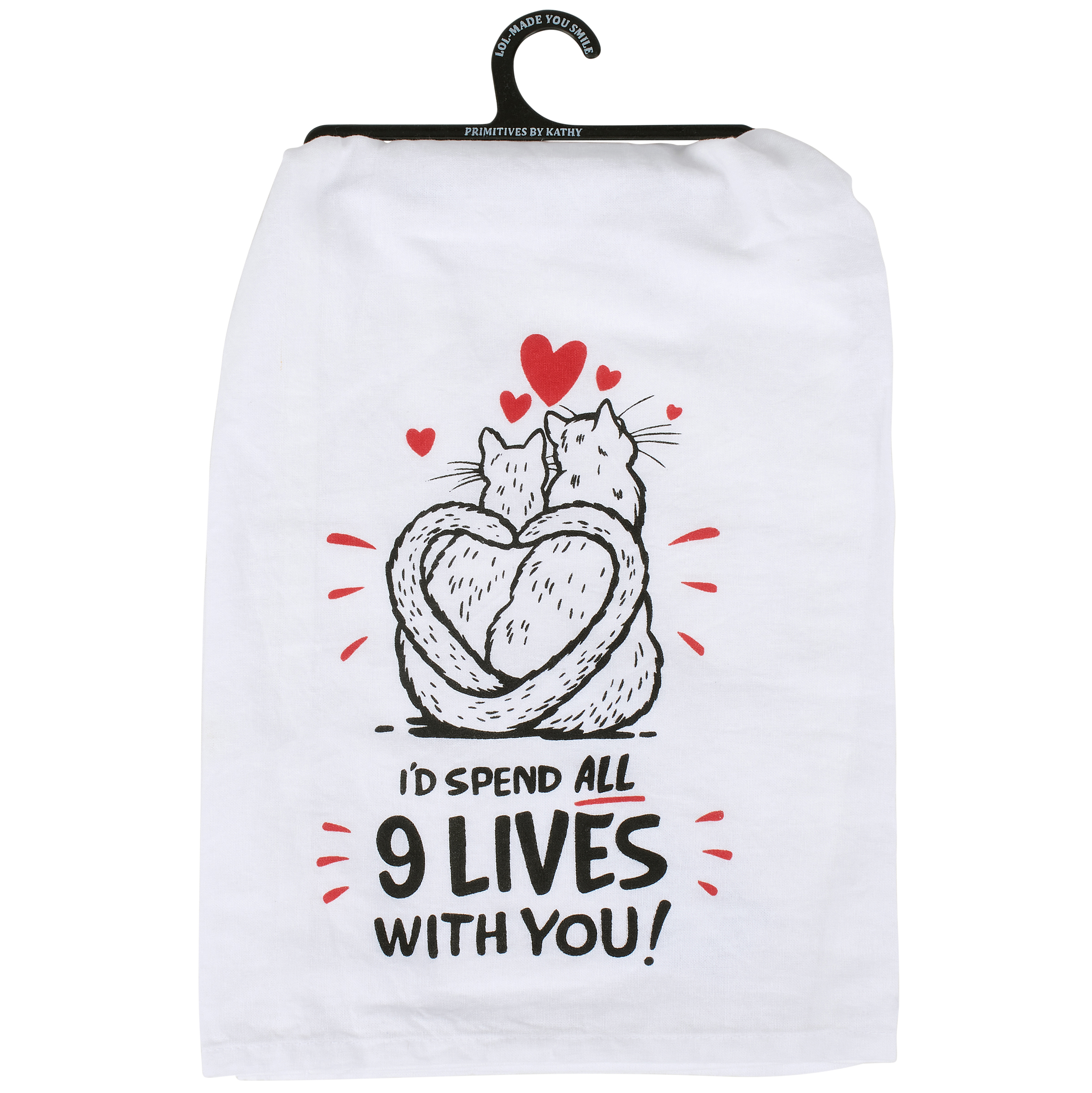 All 9 Lives With You Kitchen Towel | Primitives By Kathy