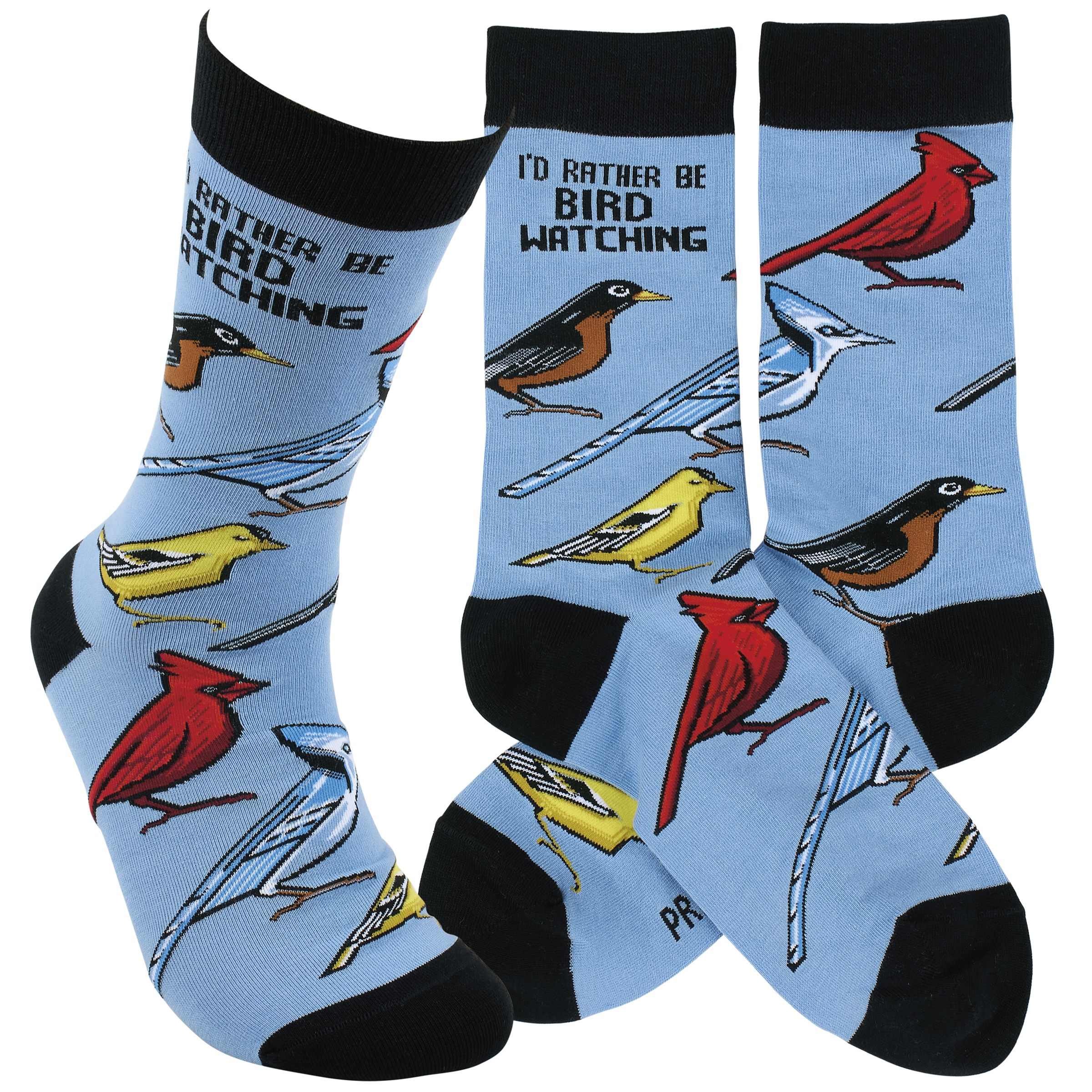 I'd Rather Be Bird Watching Socks | Primitives By Kathy