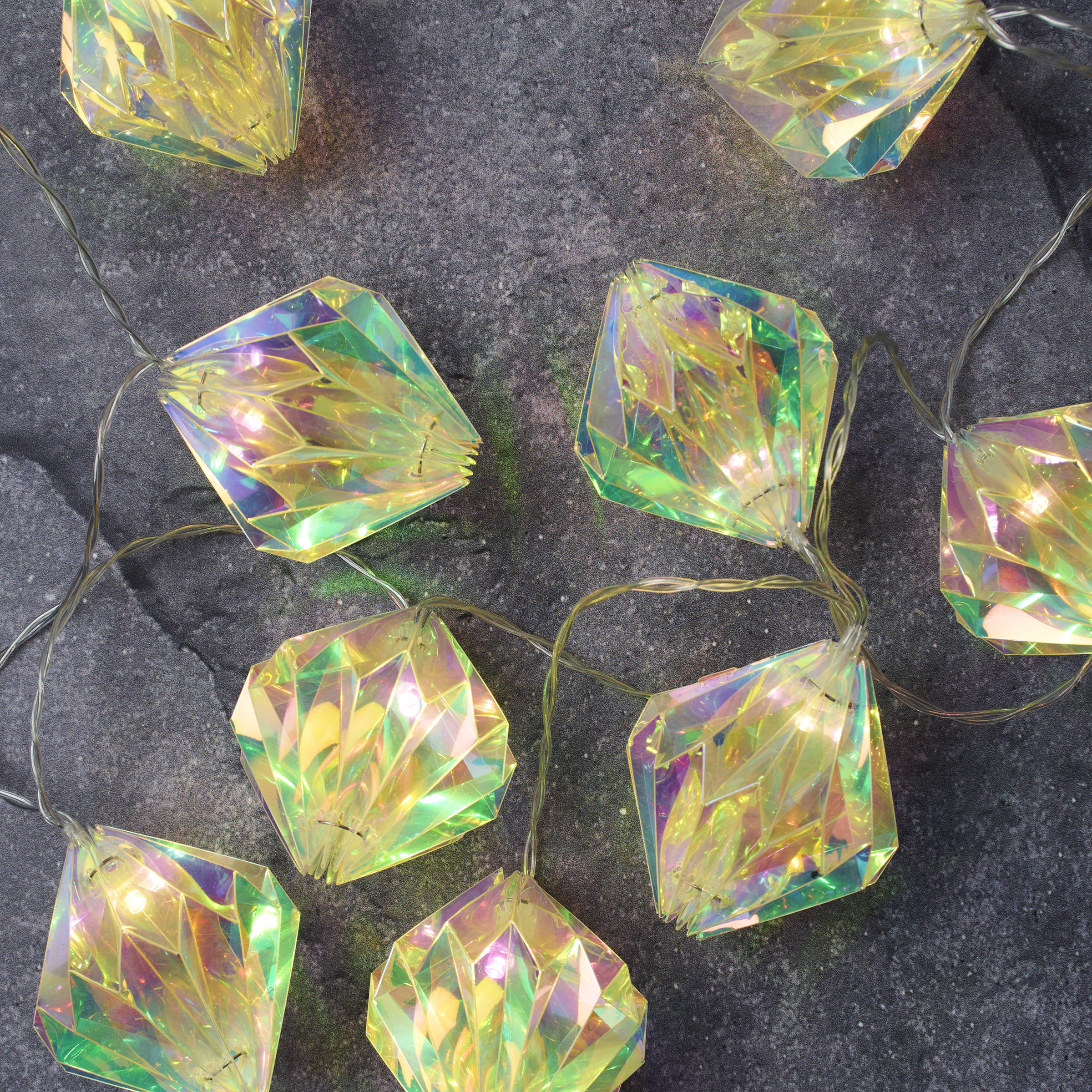 Prismatic Diamond String Lights | Primitives By Kathy