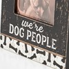 We're Dog People Mini Frame - Wood, Plastic, Wire, Magnet