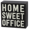 Home Office Box Sign Set - Wood