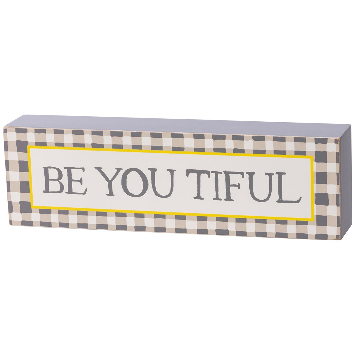 Be You Tiful Box Sign - Wood