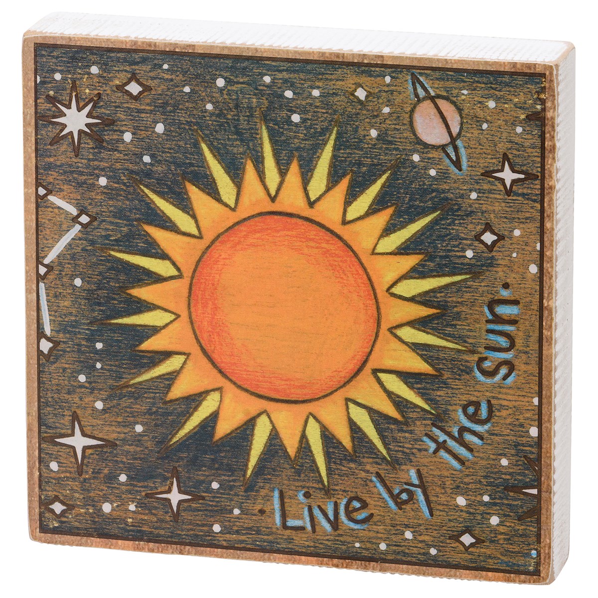 Celestial Block Sign Set - Wood, Paper