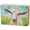 Goat Box Sign - Wood, Paper