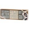 After Coffee Box Sign Set - Wood