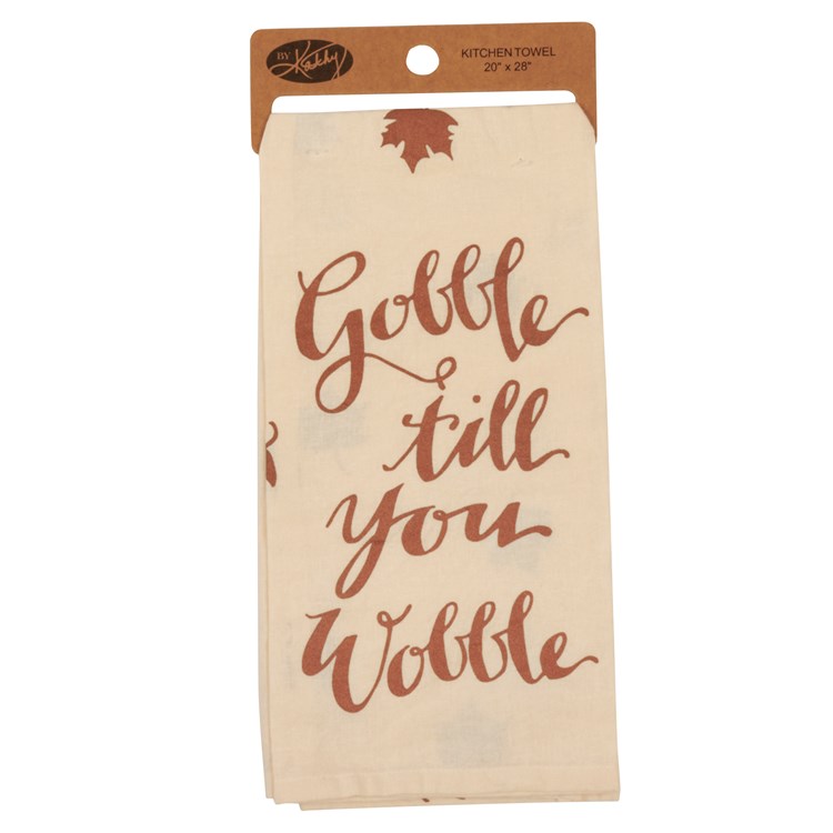 Gobble Till You Kitchen Towel - Cotton