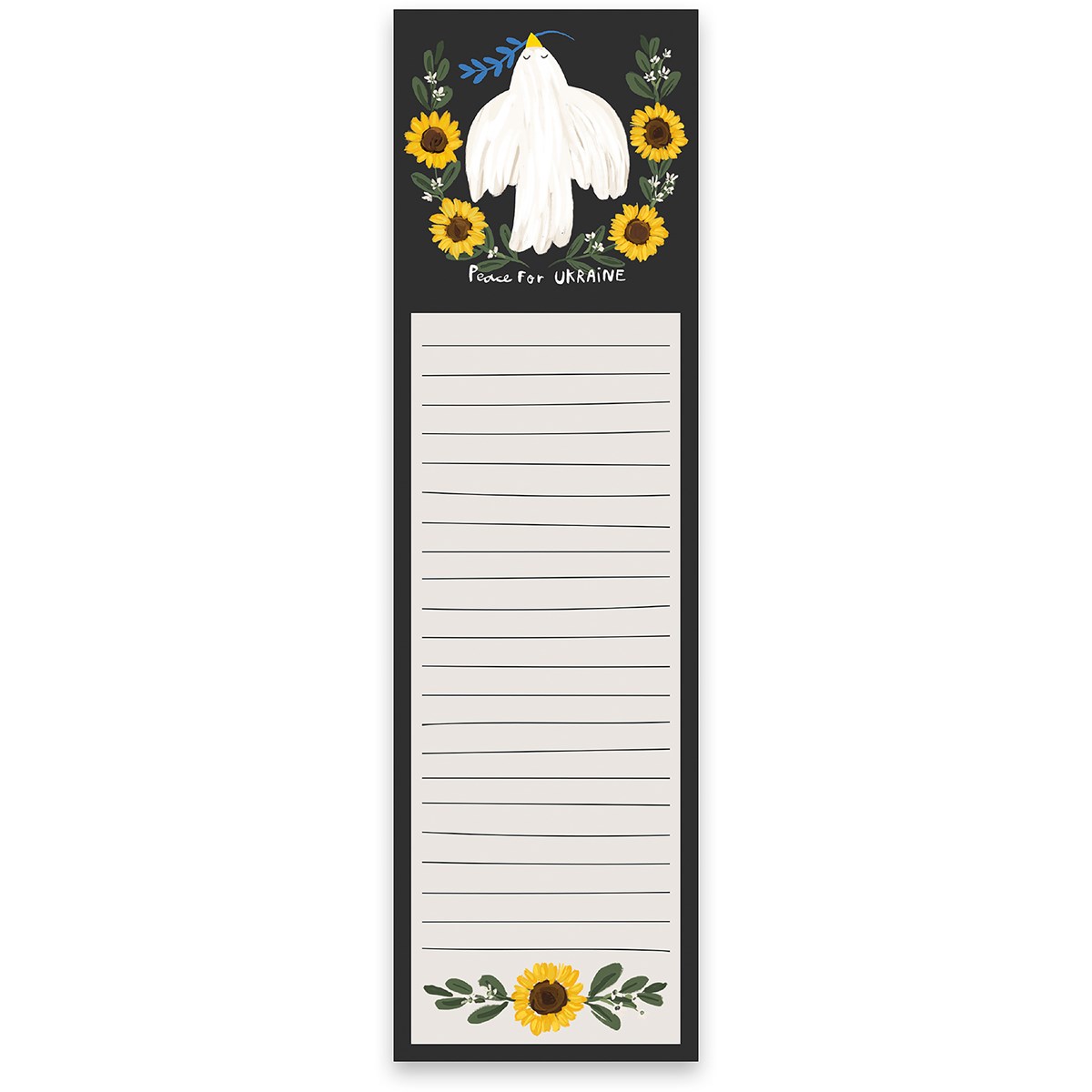 Peace List Pad - Paper, Magnet