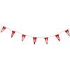 Santa And Candy Canes with Bell Pennant Banner - Cotton