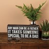 Box Sign - Any Man Can - 10" x 4" x 1.75" - Wood