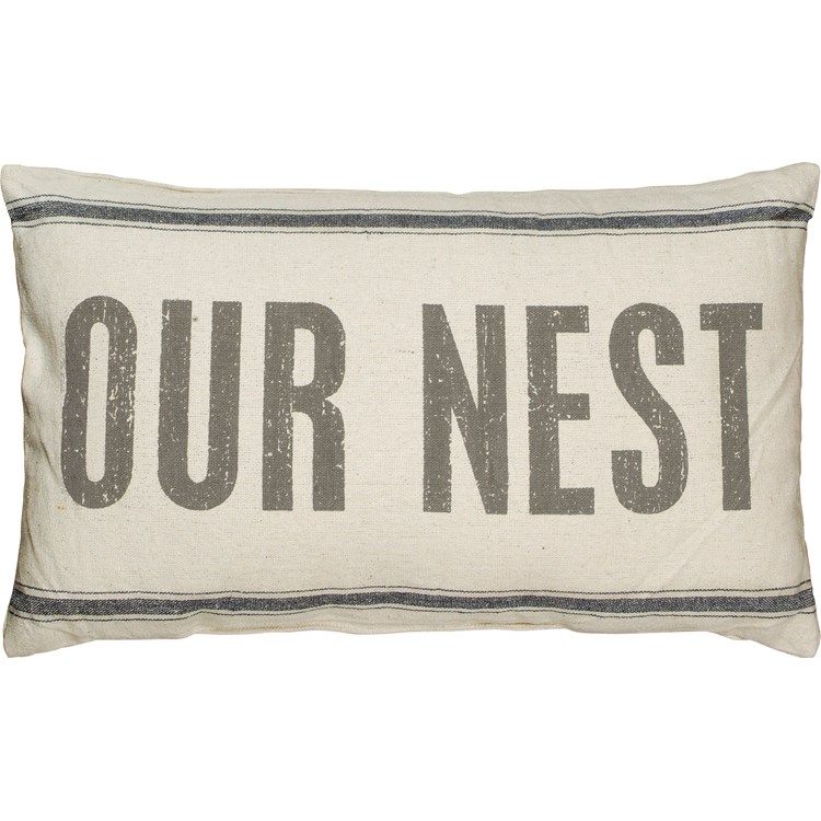 Our Nest Pillow - Cotton, Zipper