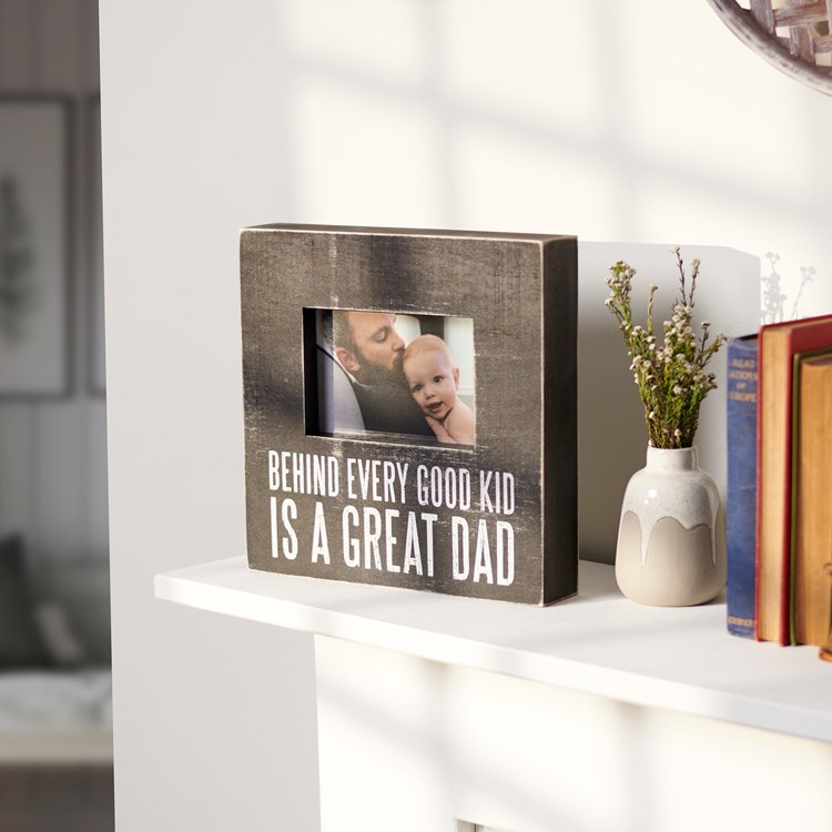 Great Dad Box Frame - Wood, Glass