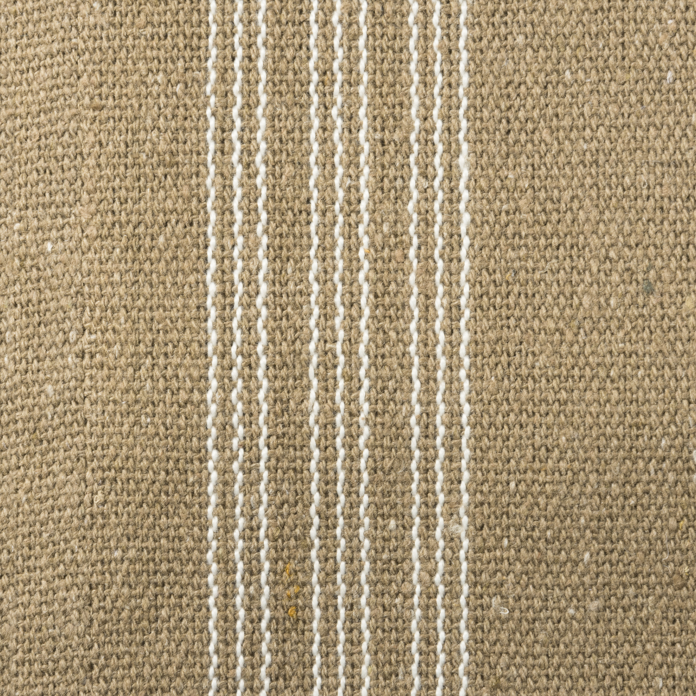 Fabric Dark, 5 Cream Stripes Word Art Linens Collection Primitives By Kathy