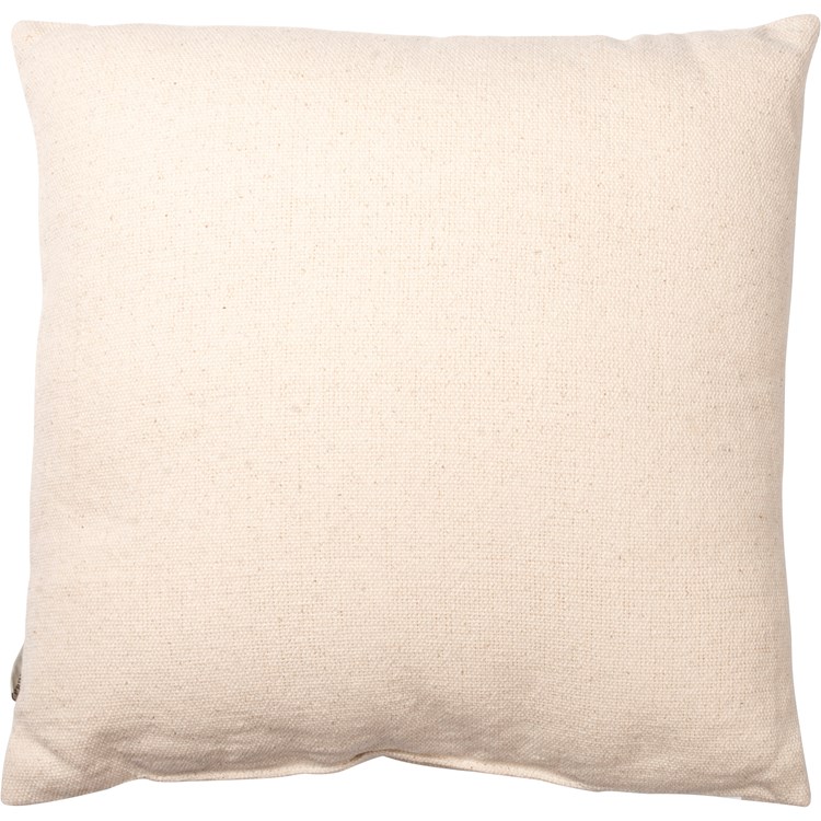 Reindeer Feed Pillow - Cotton, Zipper