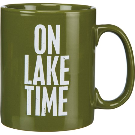 Mug - Lake Time - 20 oz., 5.25" x 3.50" x 4.50" - Stoneware