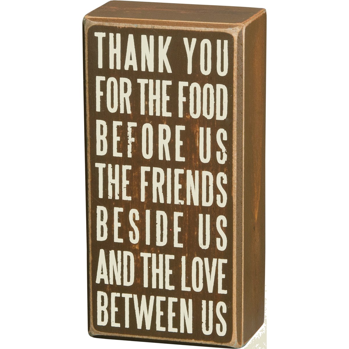 Thank You Box Sign - Wood