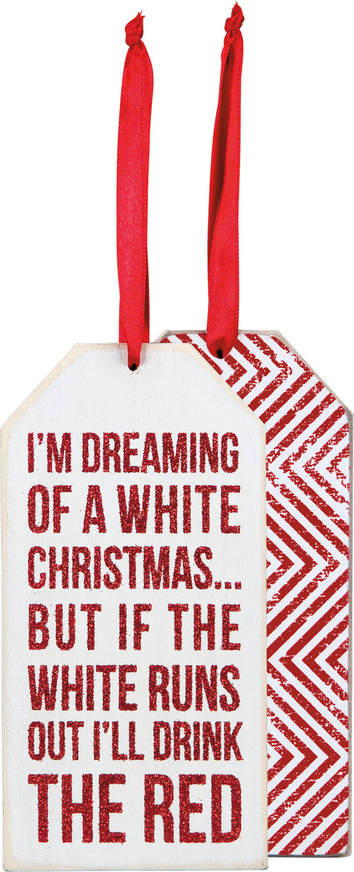 Primitives by Kathy Wine Bottle Gift Tag — I'm Dreaming of a White Christmas