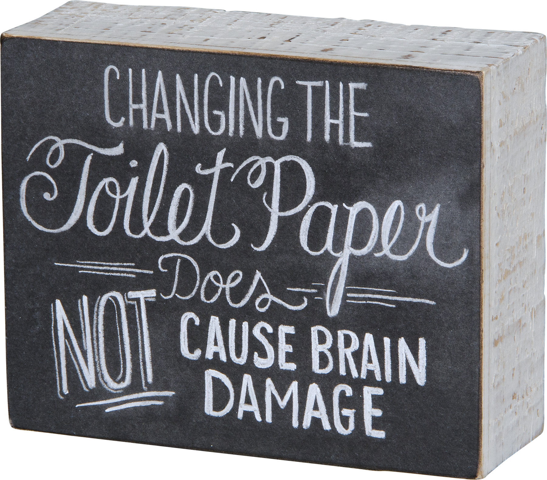 Changing The Toilet Paper Does Not Chalk Sign Primitives By Kathy