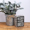 Favorite Breed Box Sign - Wood