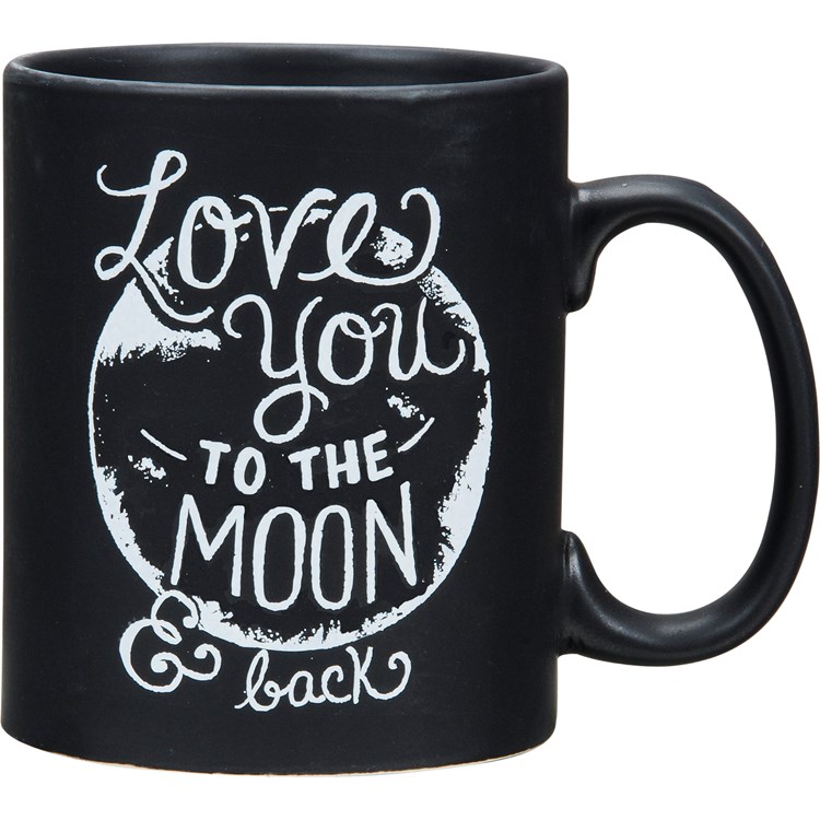 Mug - Love You To The Moon & Back - 20 oz., 5.25" x 3.50" x 4.50" - Stoneware 