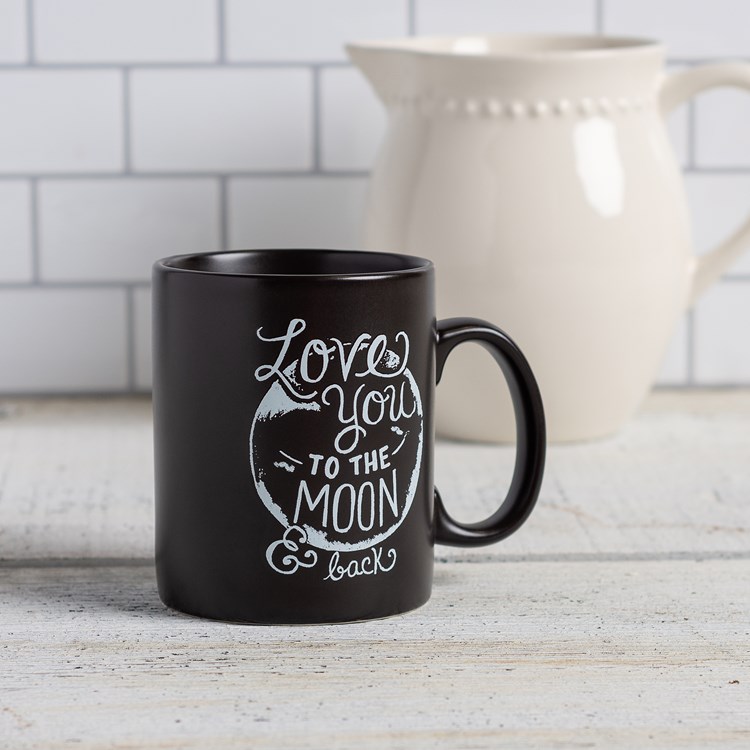 Love You To The Moon & Back Mug - Stoneware 