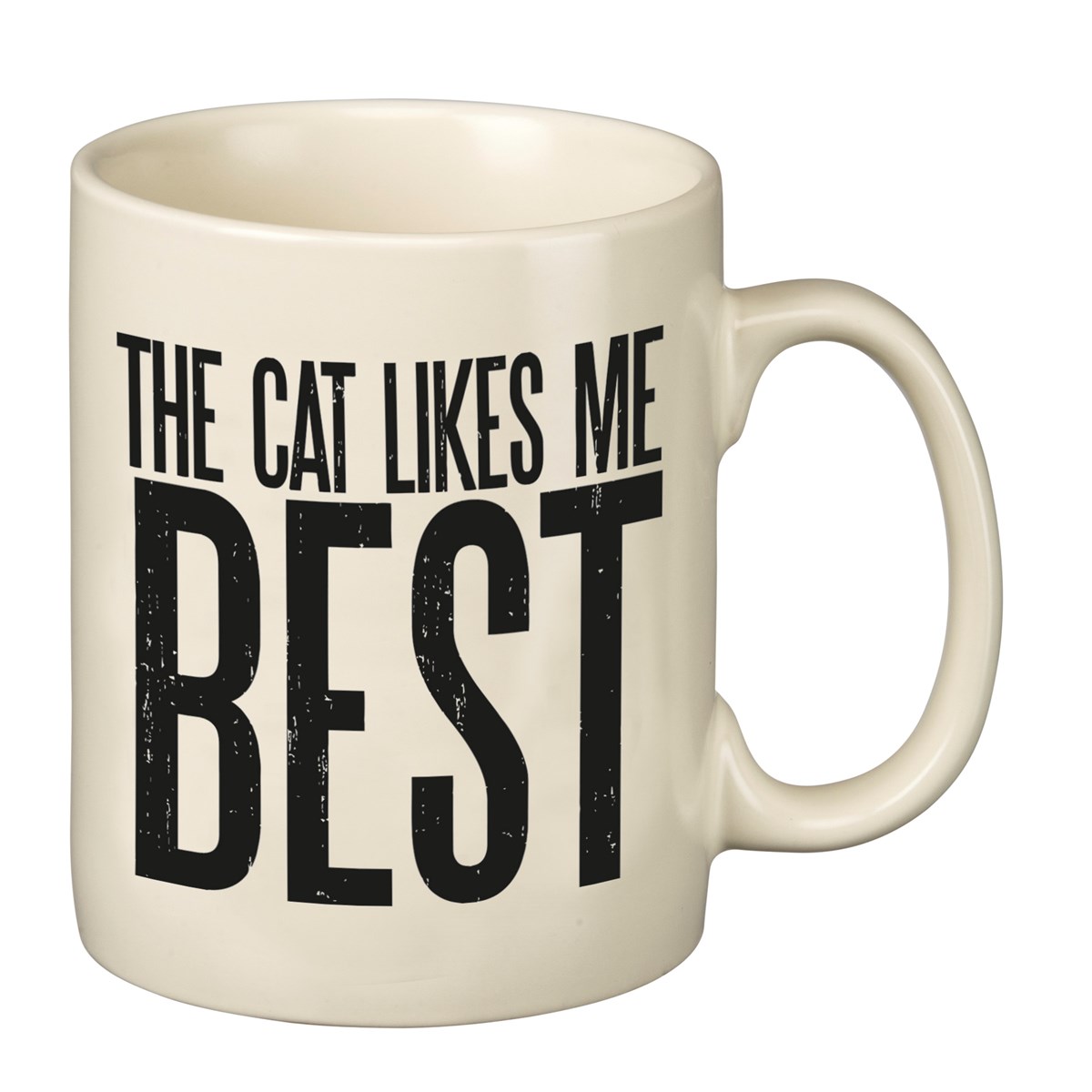 Mug - Cat Likes Me - 20 oz. - Stoneware
