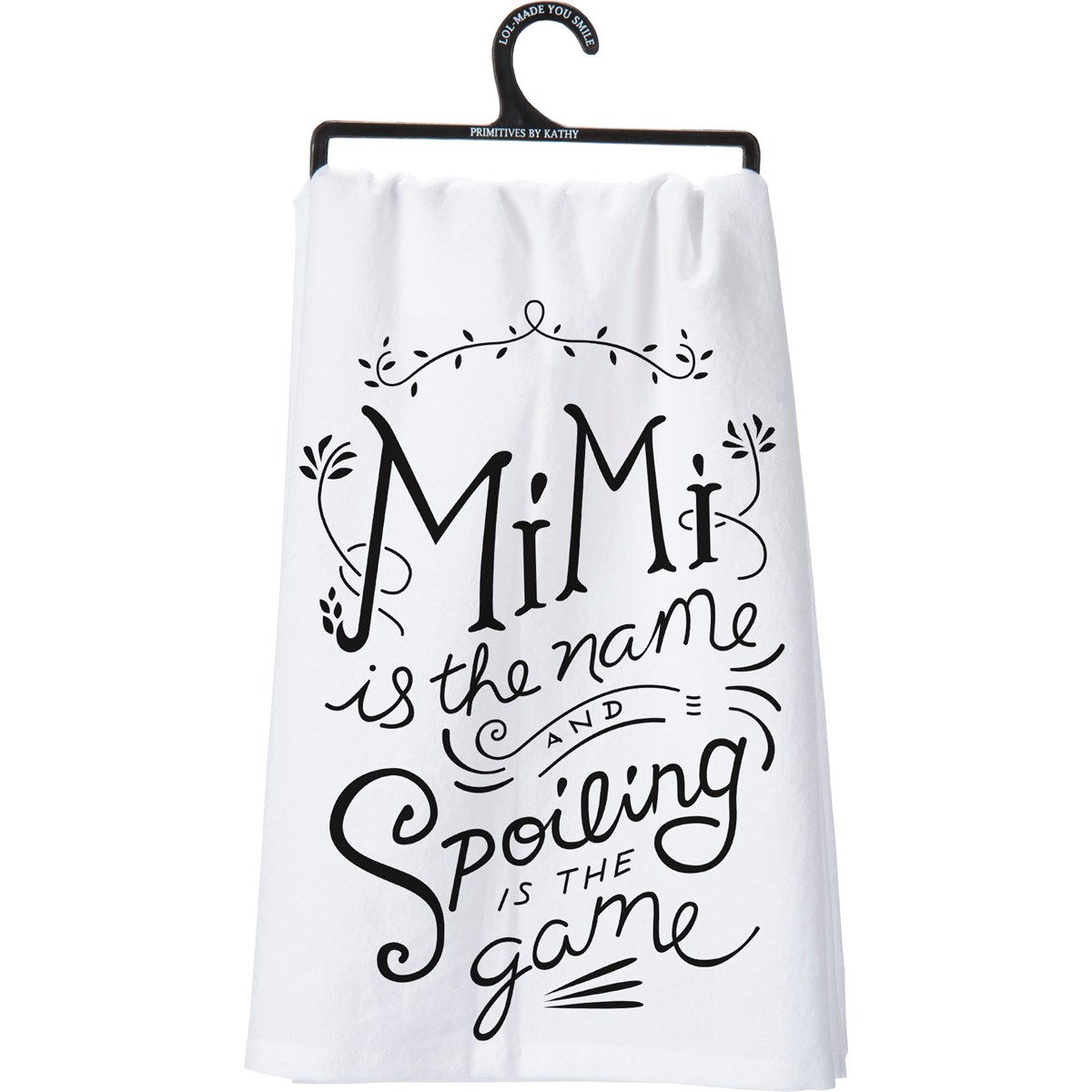 Mimi The Name Spoiling Is The Game Kitchen Towel - Cotton