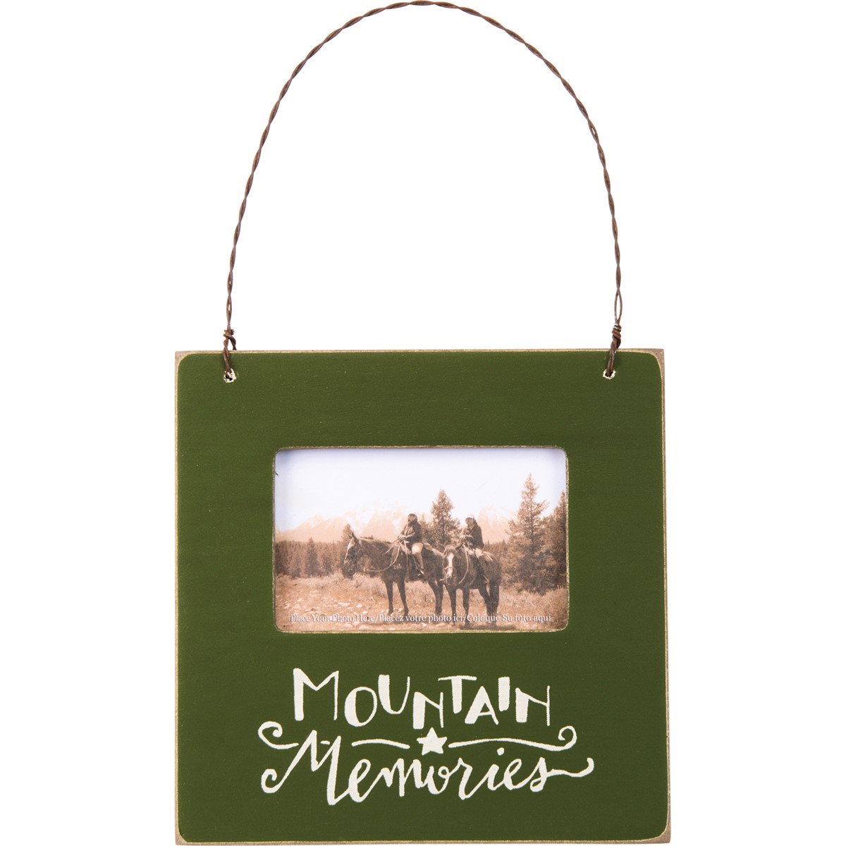 Mountain Memories Mini Frame - Wood, Plastic, Wire, Magnet