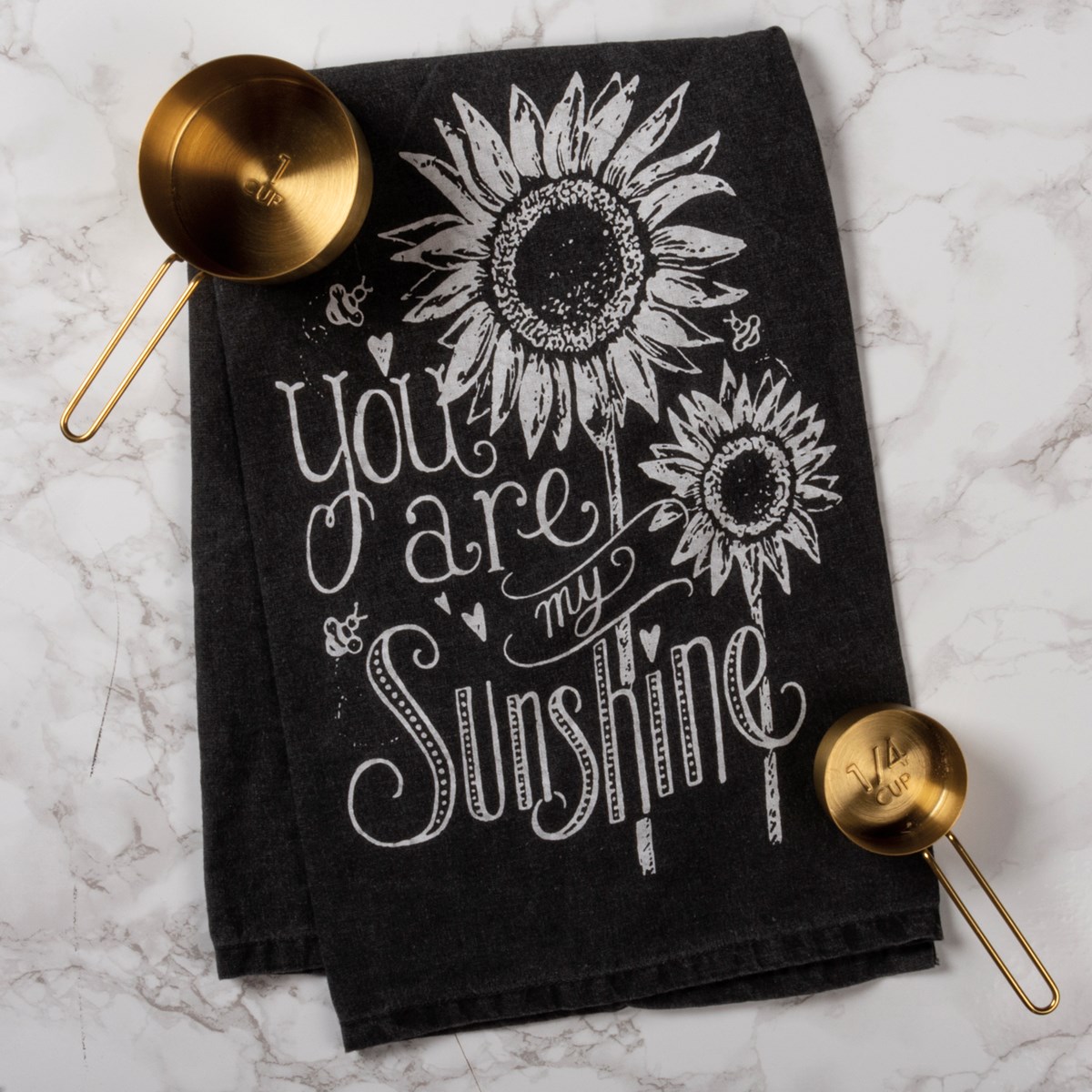 You Are My Sunshine Chalk Kitchen Towel - Cotton