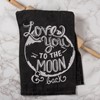 Kitchen Towel - Love You To The Moon & Back - 28" x 28" - Cotton
