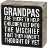 Grandpas Box Sign - Wood