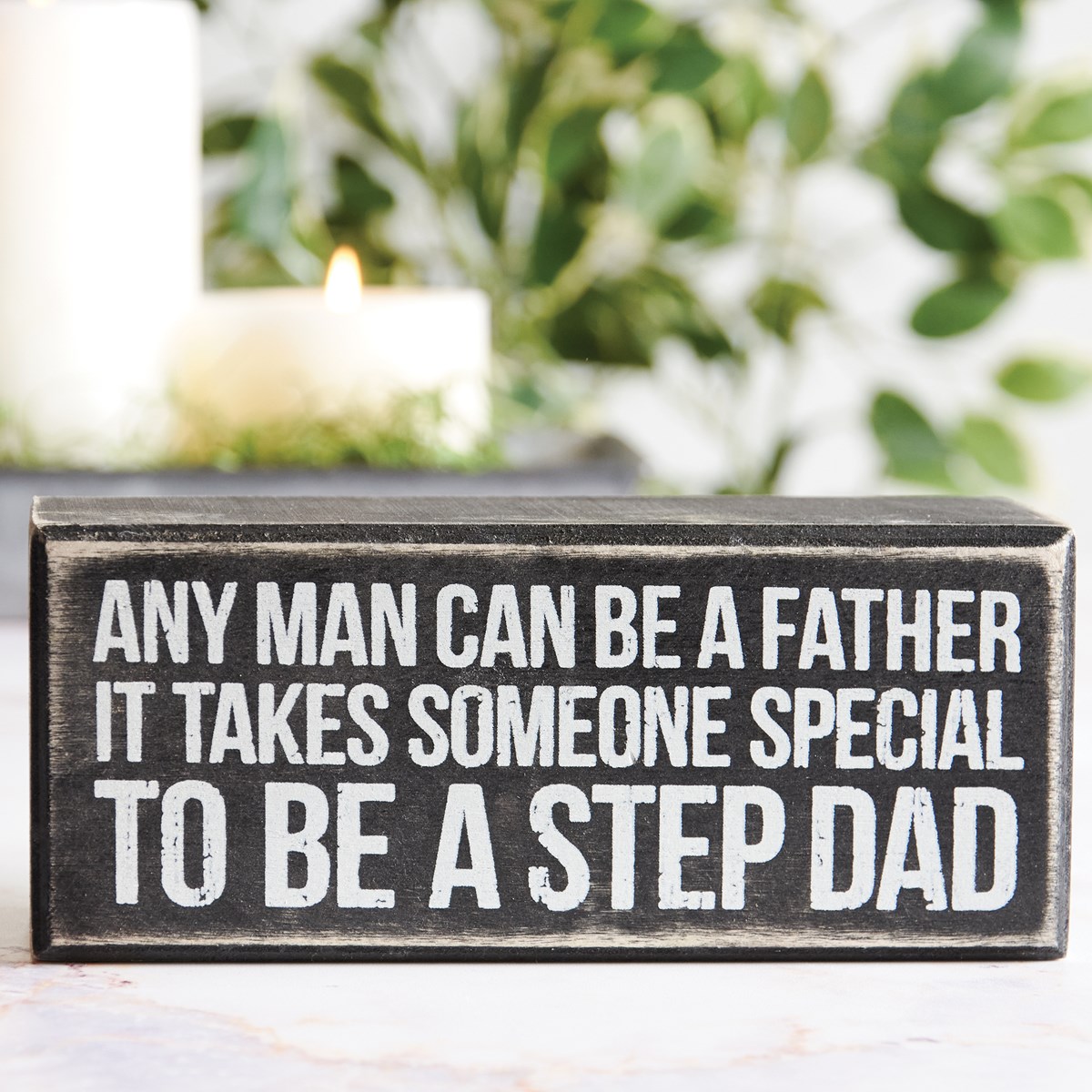Step Dad Box Sign - Wood