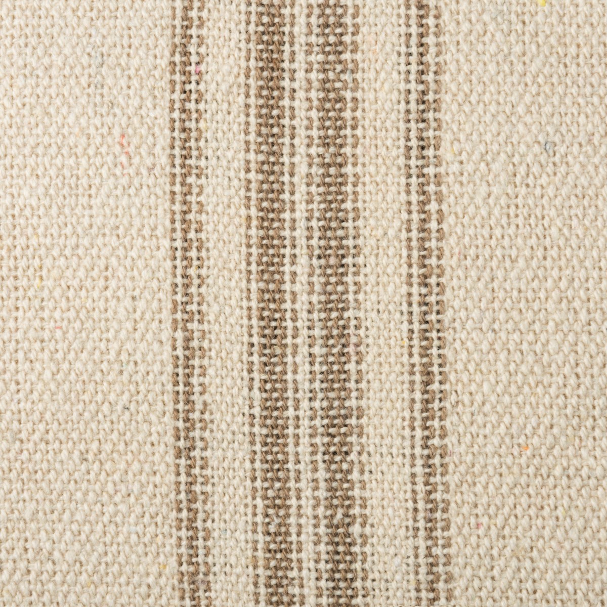 Fabric - Cream, 12 Tan Stripes - 54" x 1 Yard - Cotton