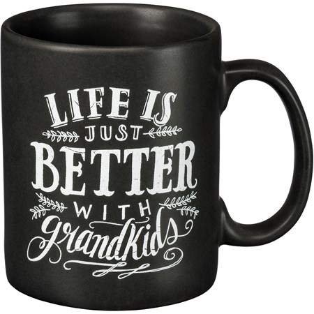Mug - Life Is Better With Grandkids - 20 oz.  - Stoneware