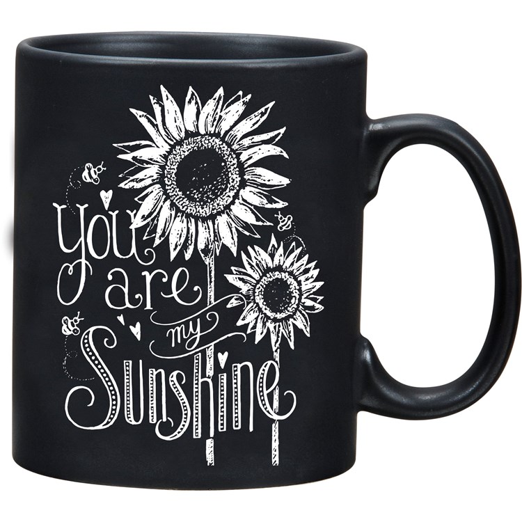 Mug - You Are My Sunshine - 20 oz., 5.25" x 3.50" x 4.50" - Stoneware