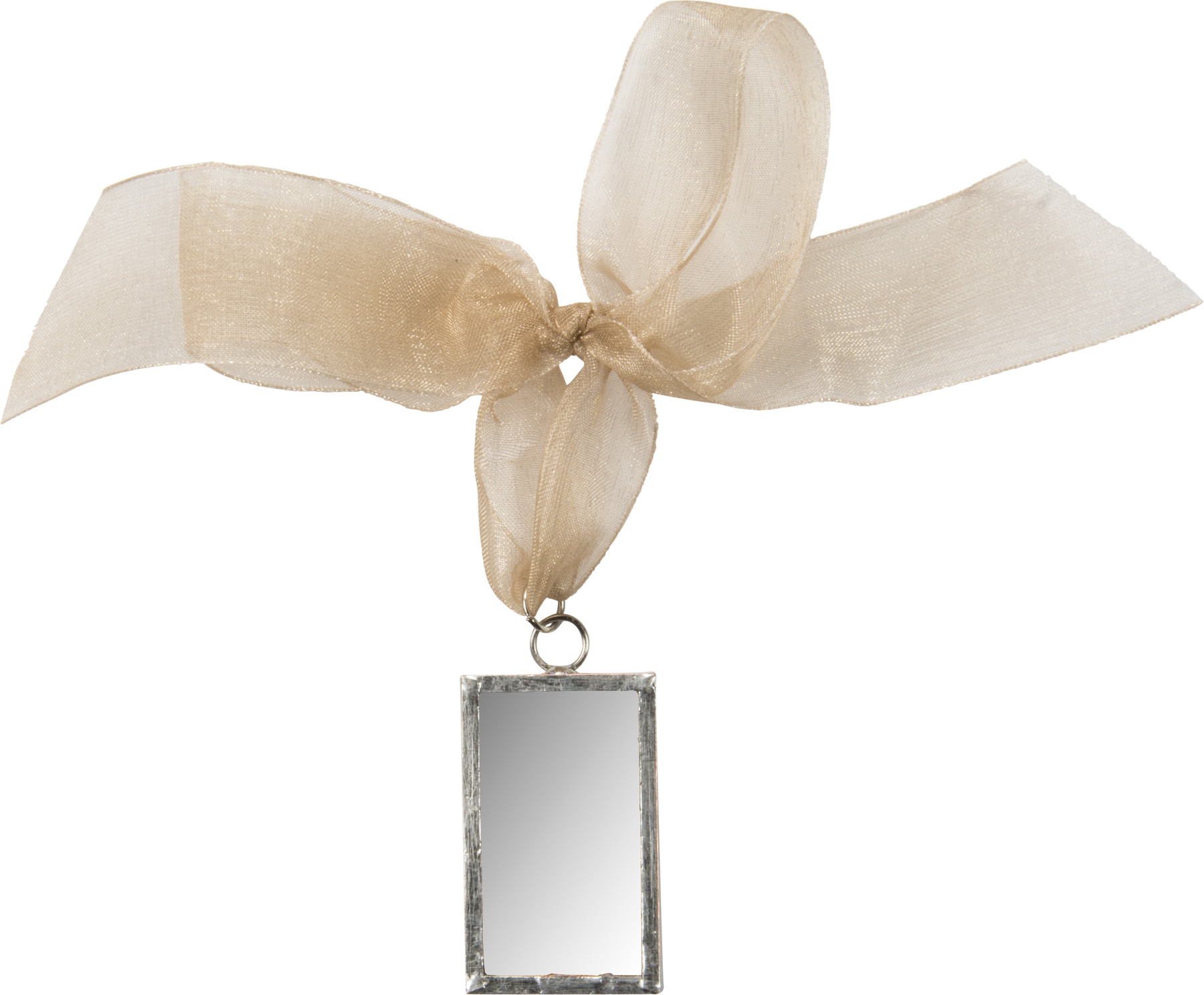 Mirror Ornament 1" x 1.63" Collection Primitives By Kathy