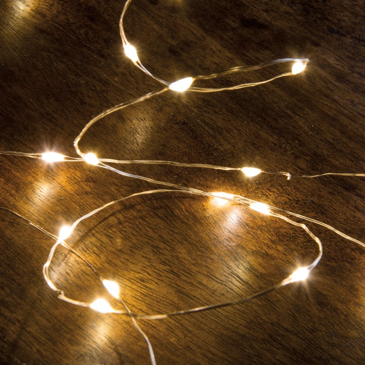 50 Light Wire String Lights - Wire, Plastic, Cord
