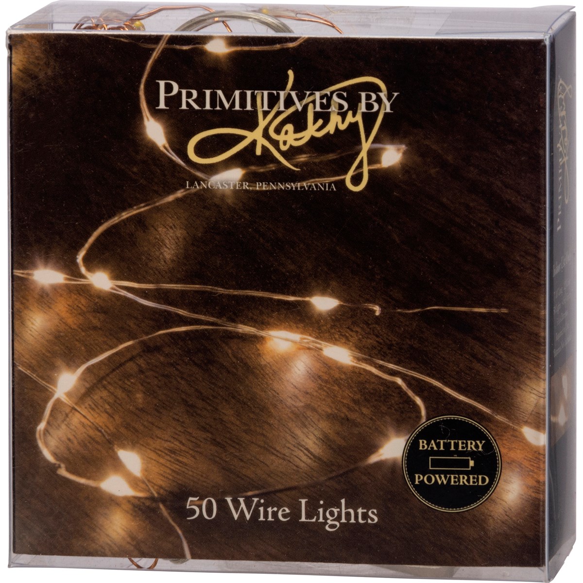 50 Light Wire String Lights - Wire, Plastic, Cord
