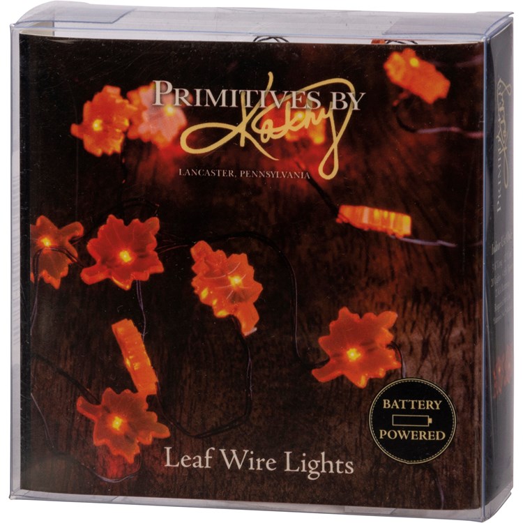 Leaf Wire Lights - Wire, Plastic, Cord