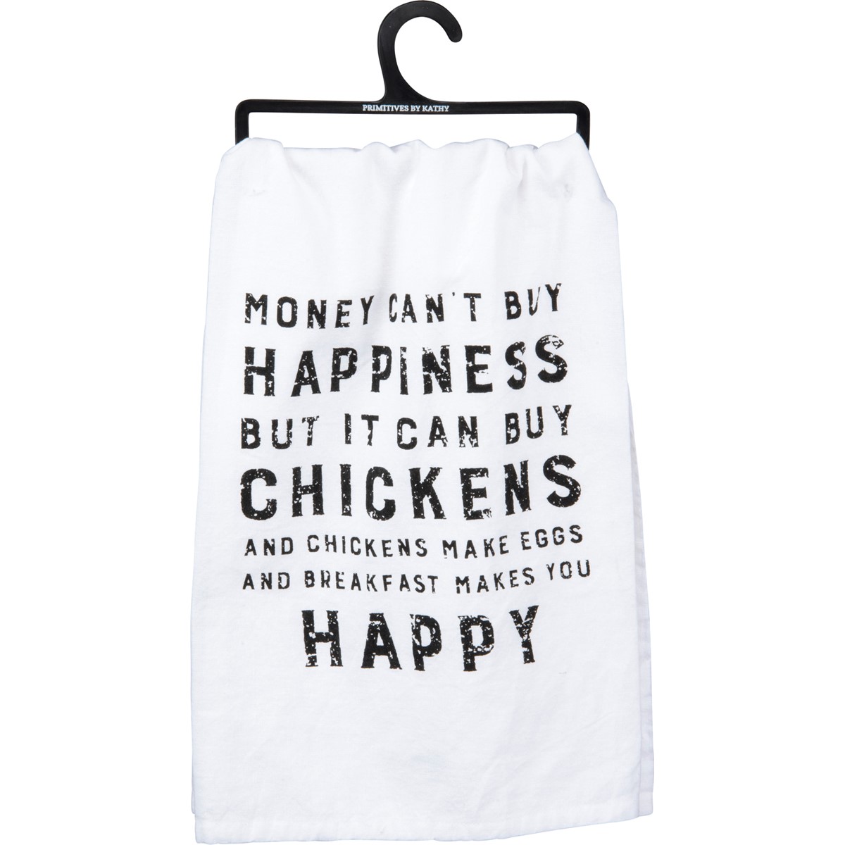 Happiness But It Can Buy Chickens Kitchen Towel - Cotton