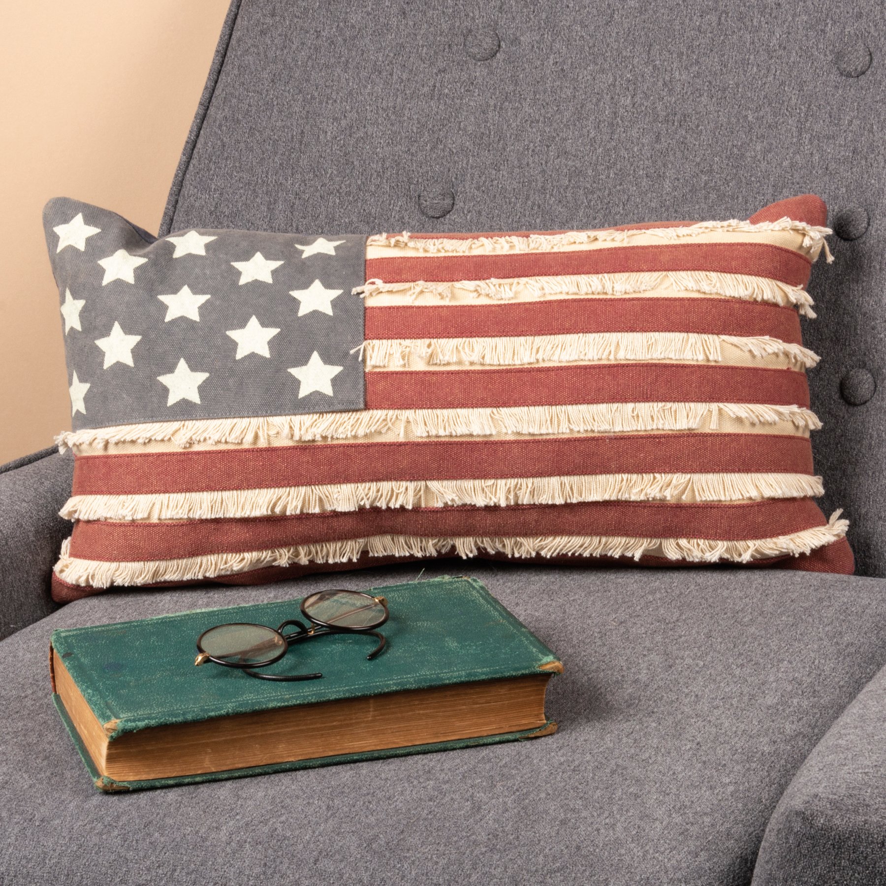 American Flag Pillow Primitives By Kathy