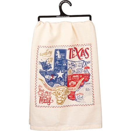 Texas Kitchen Towel - Cotton