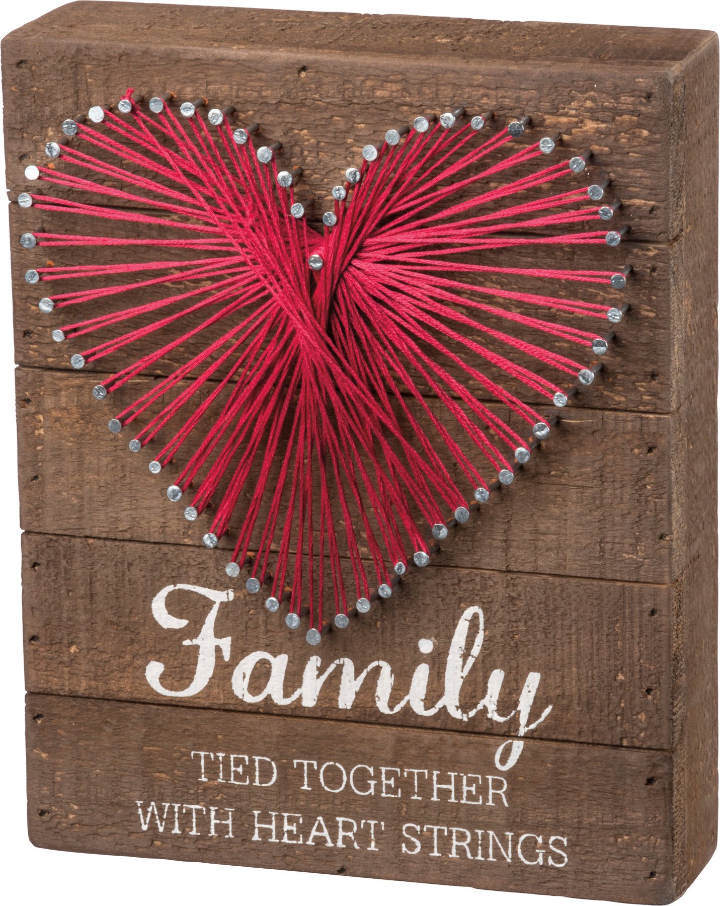 Together We Make A Family String Art Heart Wooden Photo Frame Family Gift 